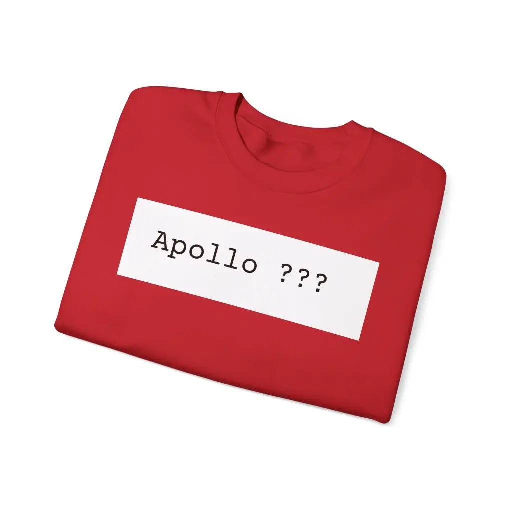 [A-RED(boxlogo)] Apollo Red Box Logo Sweater- Unisex